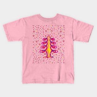 Spiral Christmas Tree Kids T-Shirt